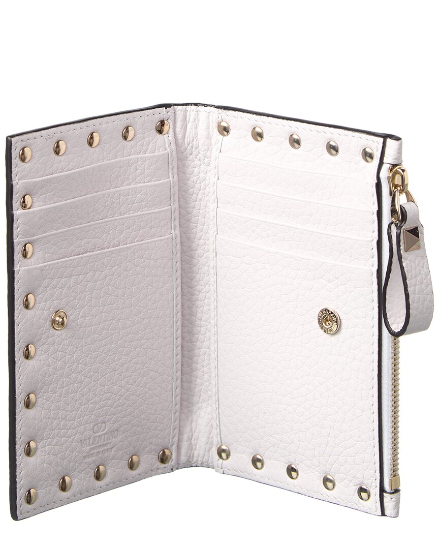 Valentino Valentino Rockstud Leather Card Case