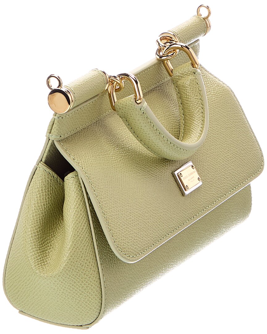 Dolce & Gabbana Dolce & Gabbana Sicily Mini Leather Shoulder Bag