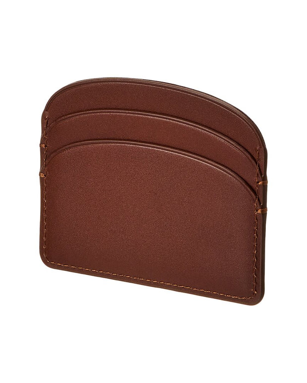 A.P.C. Demi Lune Leather Card Holder