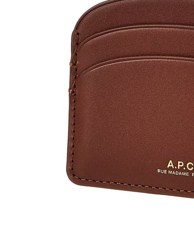 A.P.C. Demi Lune Leather Card Holder
