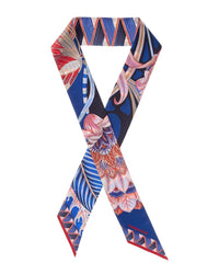 Ferragamo Ferragamo Butterflies Print Silk Scarf