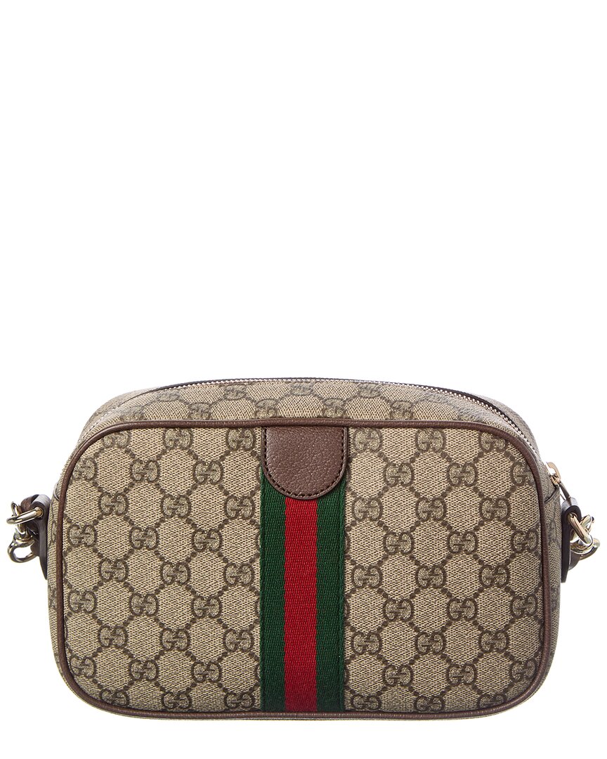 Gucci Ophidia Small Gg Supreme Canvas & Leather Camera Bag – Bluefly