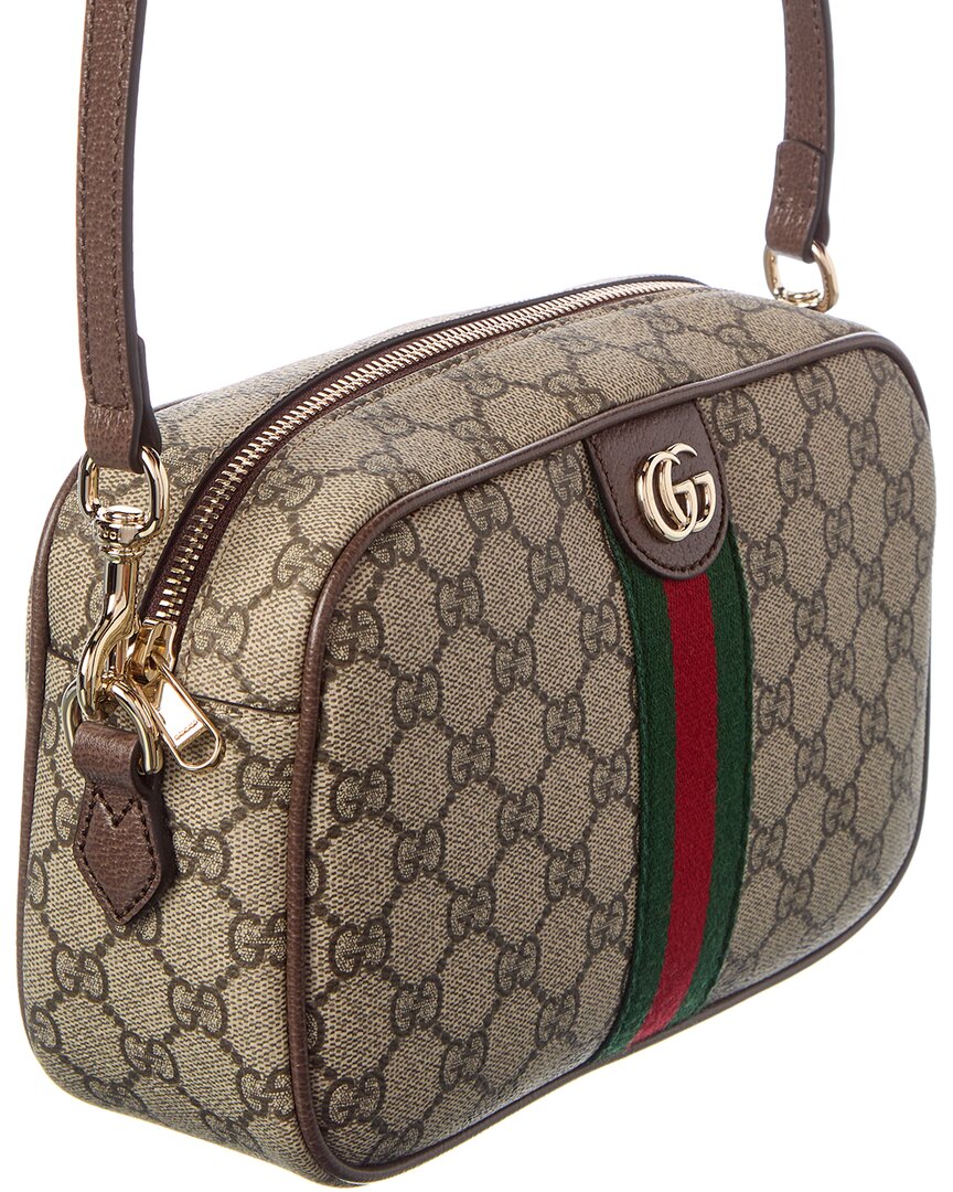 Gucci Ophidia Small Gg Supreme Canvas & Leather Camera Bag – Bluefly