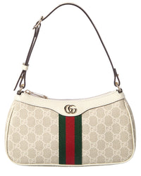 Gucci Gucci Ophidia Small Canvas & Leather Hobo Bag