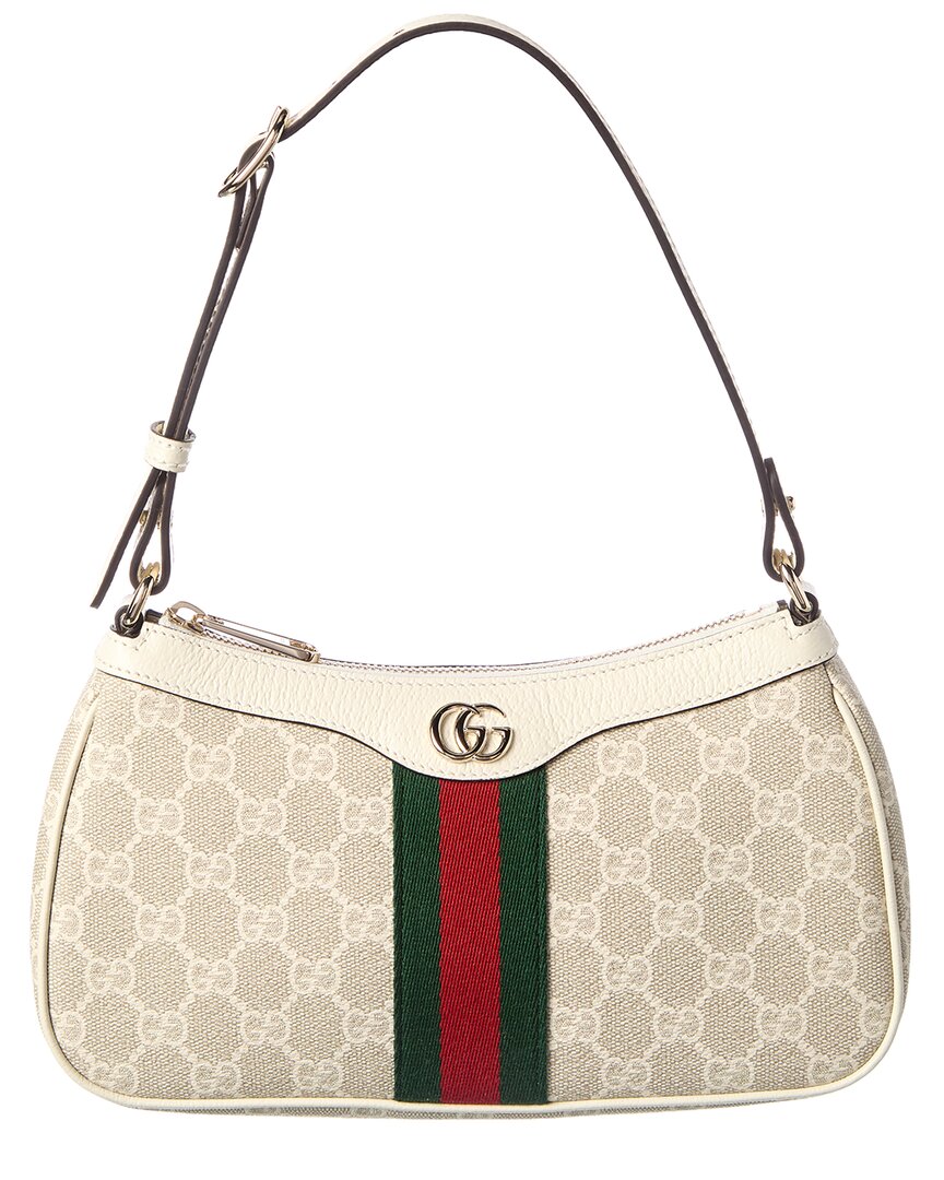 Gucci Gucci Ophidia Small Canvas & Leather Hobo Bag