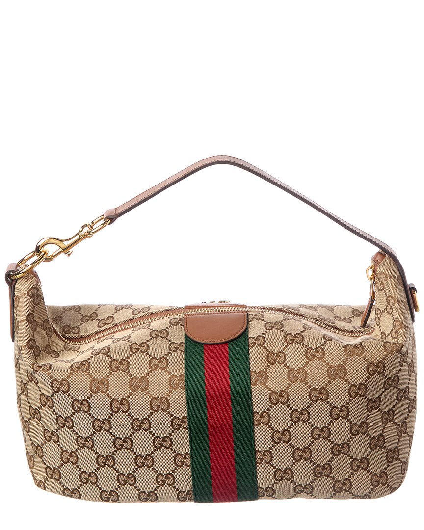 Gucci Gucci Ophidia Medium Canvas & Leather Cosmetic Cas