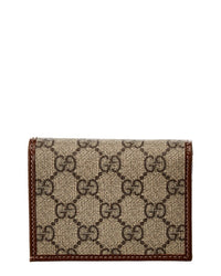 Gucci Gucci Horsebit 1955 Gg Supreme Canvas & Leather Wallet