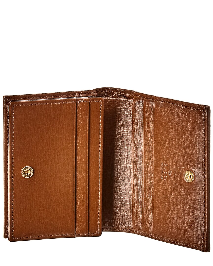 Gucci Gucci Horsebit 1955 Gg Supreme Canvas & Leather Wallet