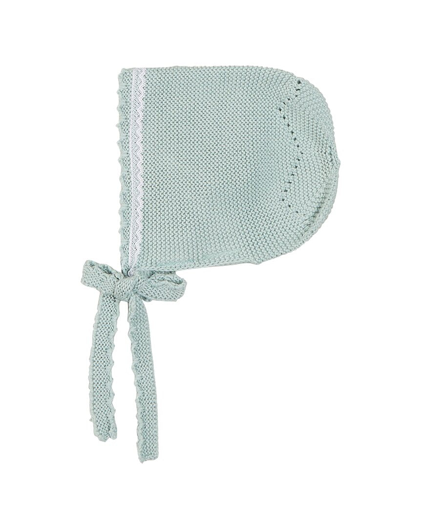 Pepa London Pepa London Lace Detail Knitted Bonnet