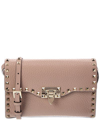 Valentino Valentino Rockstud Grainy Leather Crossbody
