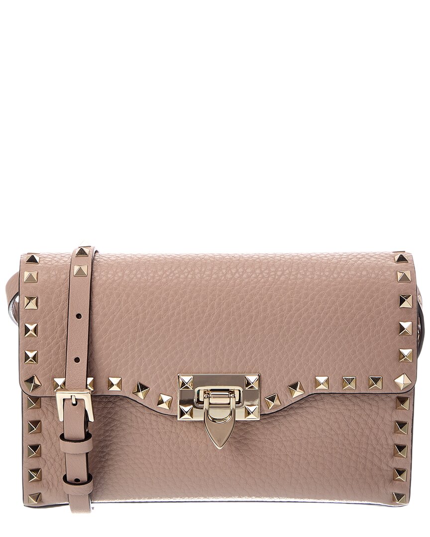 Valentino Valentino Rockstud Grainy Leather Crossbody