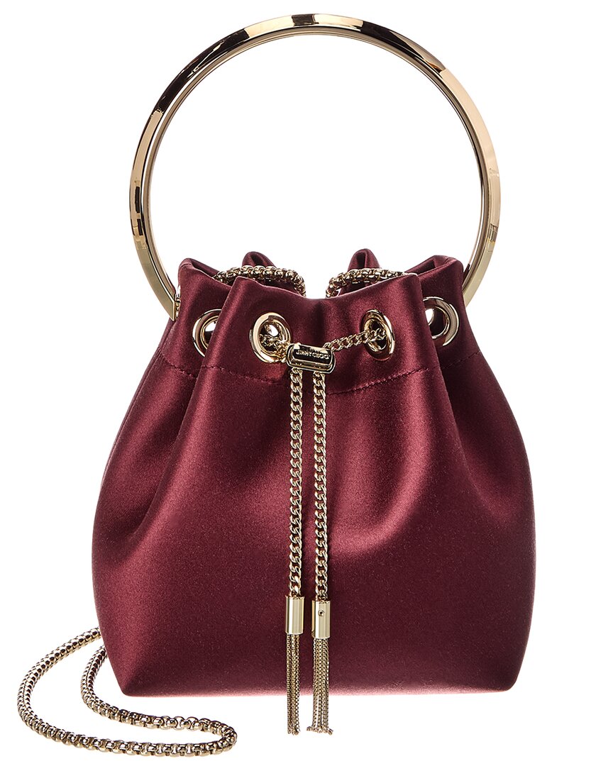 Jimmy Choo Jimmy Choo Bon Bon Satin Bucket Bag