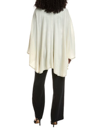 Sofiacashmere Knit Wool & Cashmere-Blend Cape