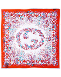 Gucci Gucci Floral Silk Scarf