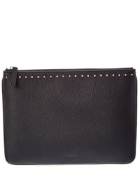 Valentino Valentino Leather Clutch
