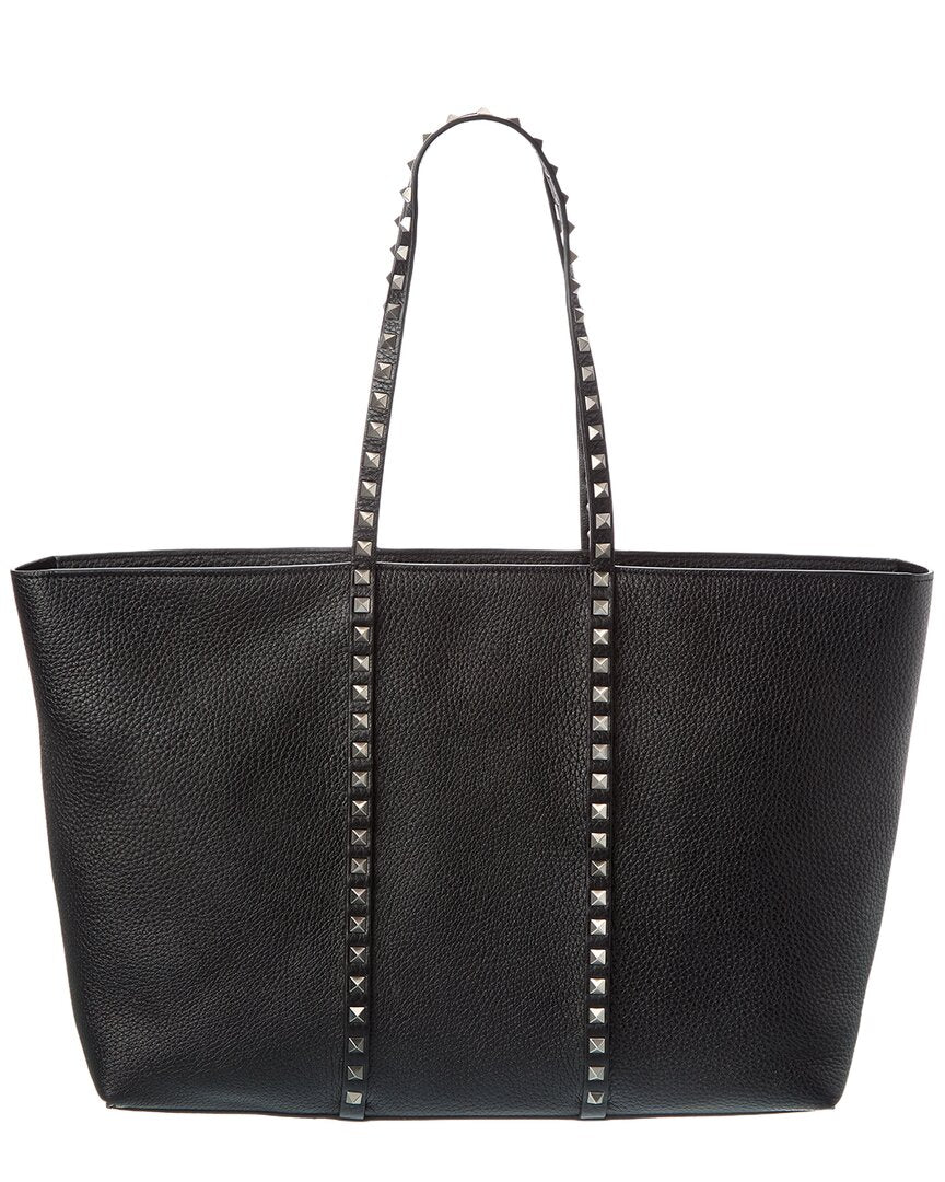 Valentino Valentino Rockstud Grainy Leather Tote