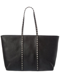 Valentino Valentino Rockstud Grainy Leather Tote
