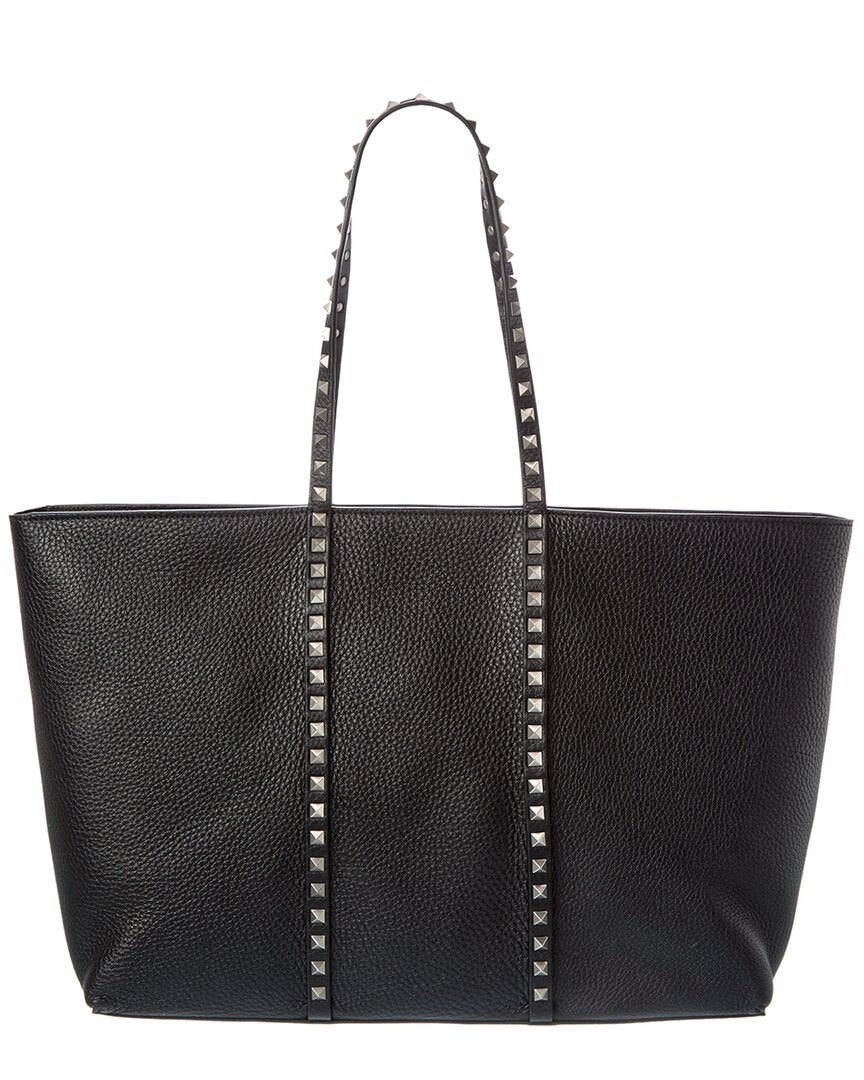 Valentino Valentino Rockstud Grainy Leather Tote