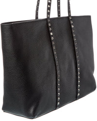 Valentino Valentino Rockstud Grainy Leather Tote