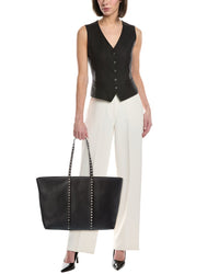 Valentino Valentino Rockstud Grainy Leather Tote