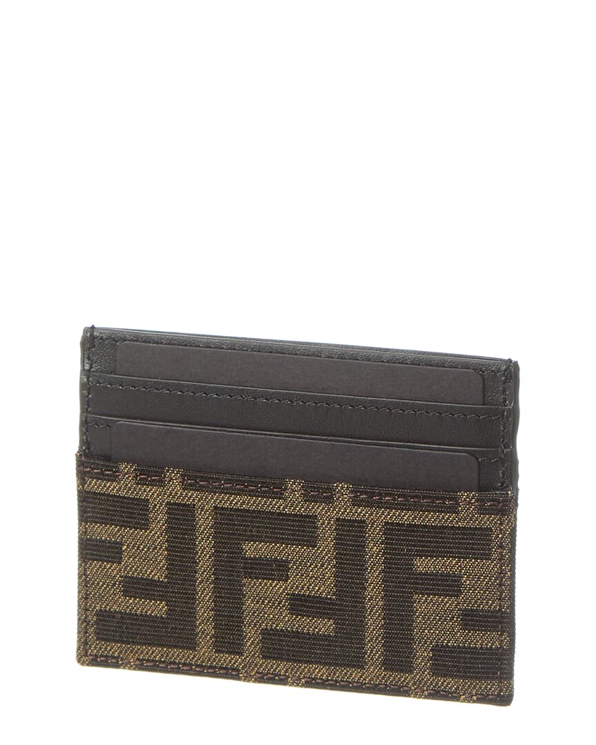 FENDI Fendi Ff Leather Card Holder