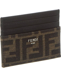 FENDI Fendi Ff Leather Card Holder