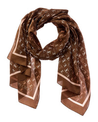 Jimmy Choo Jimmy Choo Logo Silk Scarf