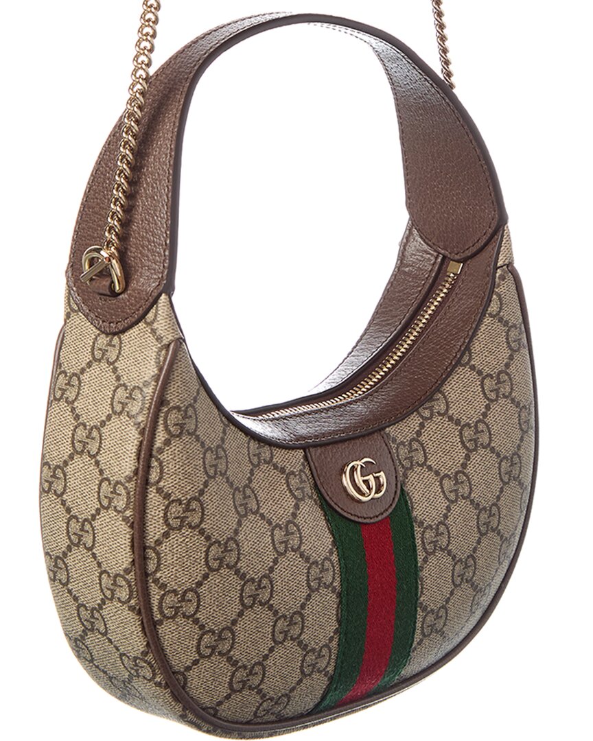 Gucci Ophidia Small Gg Supreme Canvas & Leather Hobo Bag – Bluefly