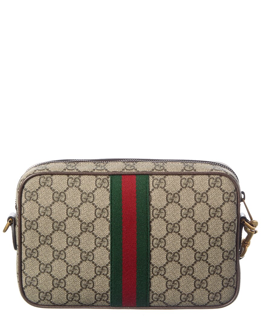 Gucci Gucci Ophidia Small Gg Supreme Canvas & Leather Crossbody