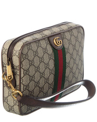 Gucci Gucci Ophidia Small Gg Supreme Canvas & Leather Crossbody
