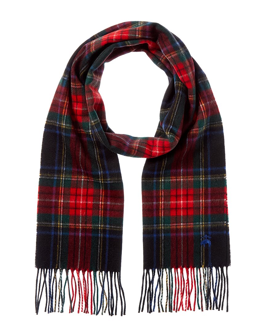 Brooks Brothers Brooks Brothers Stewart Plaid Wool & Cashmere-Blend Scarf