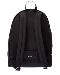 Saint Laurent Saint Laurent City Canvas & Leather Backpack