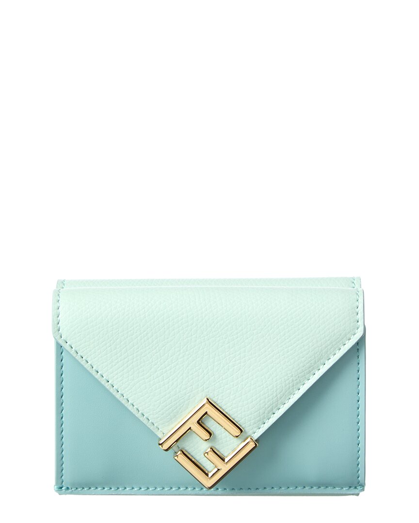 FENDI Fendi Ff Diamond Mini Leather Card Case