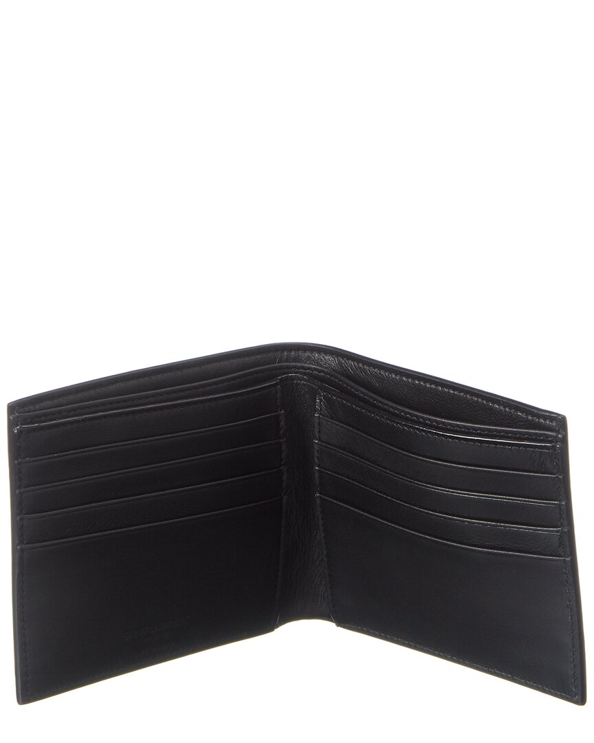 Saint Laurent Saint Laurent East/West Croc-Embossed Leather Wallet