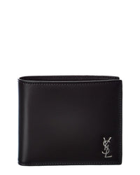 Saint Laurent Saint Laurent Tiny Monogram Leather Bifold Wallet