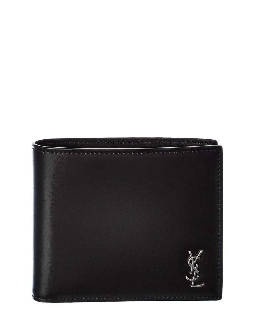 Saint Laurent Saint Laurent Tiny Monogram Leather Bifold Wallet
