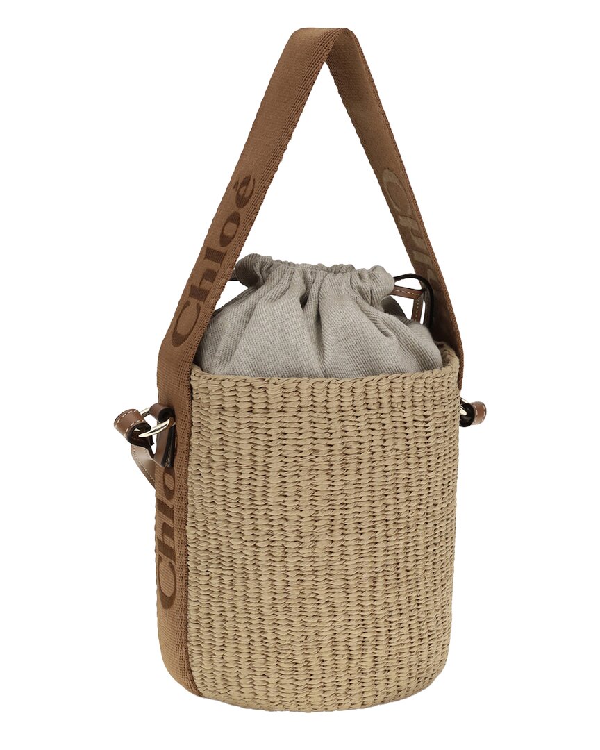 Chloé Chloe Woody Raffia Bucket Bag
