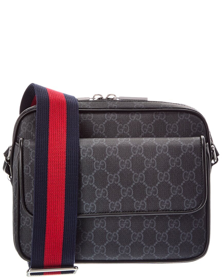 Gucci Gucci Gg Small Canvas & Leather Crossbody