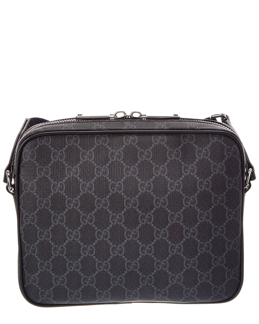 Gucci Gucci Gg Small Canvas & Leather Crossbody
