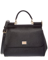 Dolce & Gabbana Sicily Large Leather Satchel