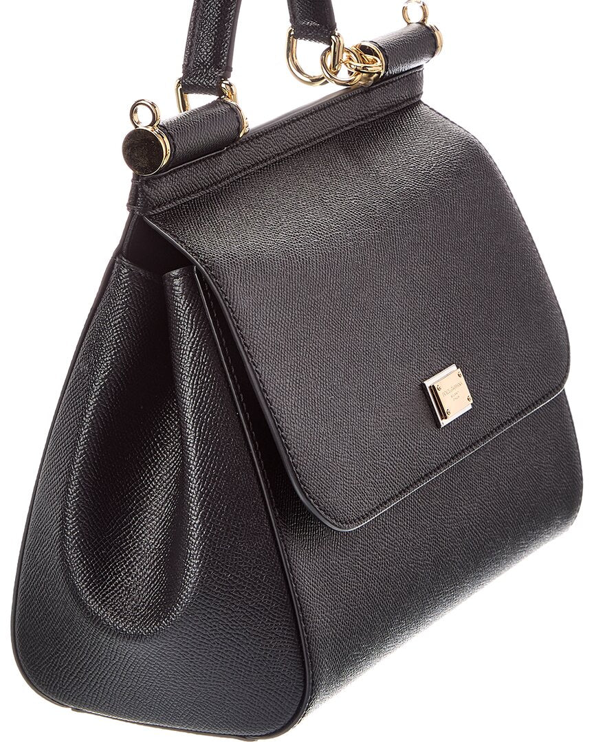 Dolce & Gabbana Sicily Large Leather Satchel