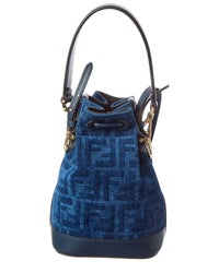 FENDI Fendi Mon Tresor Mini Leather Bucket Bag