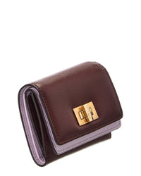FENDI Fendi Way Small Leather Trifold Wallet