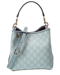 Gucci Gucci Gg Emblem Small Leather Bucket Bag