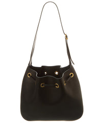 Saint Laurent Drawstring Leather Bucket Bag
