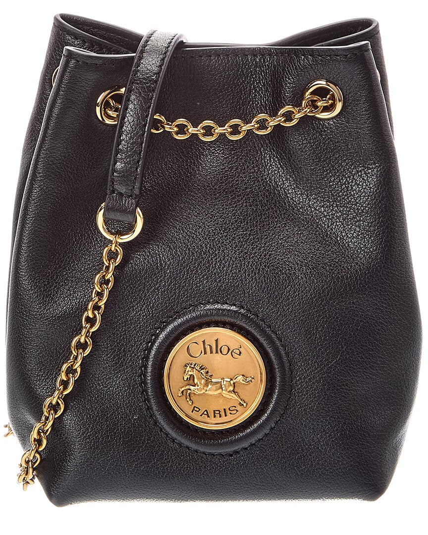 Chloé Chloé Mini Leather Bucket Bag