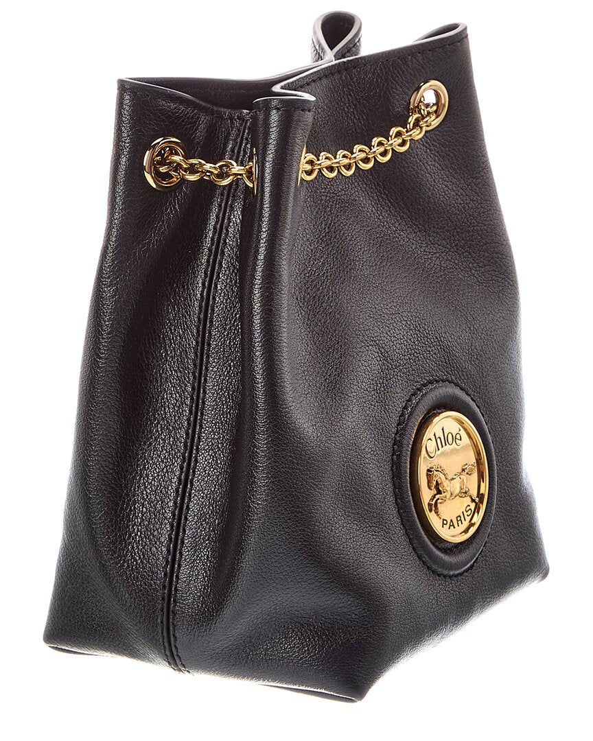 Chloé Chloé Mini Leather Bucket Bag