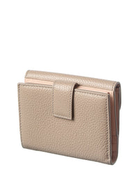 Ferragamo Ferragamo Gancini Leather Card Holder