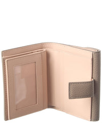 Ferragamo Ferragamo Gancini Leather Card Holder
