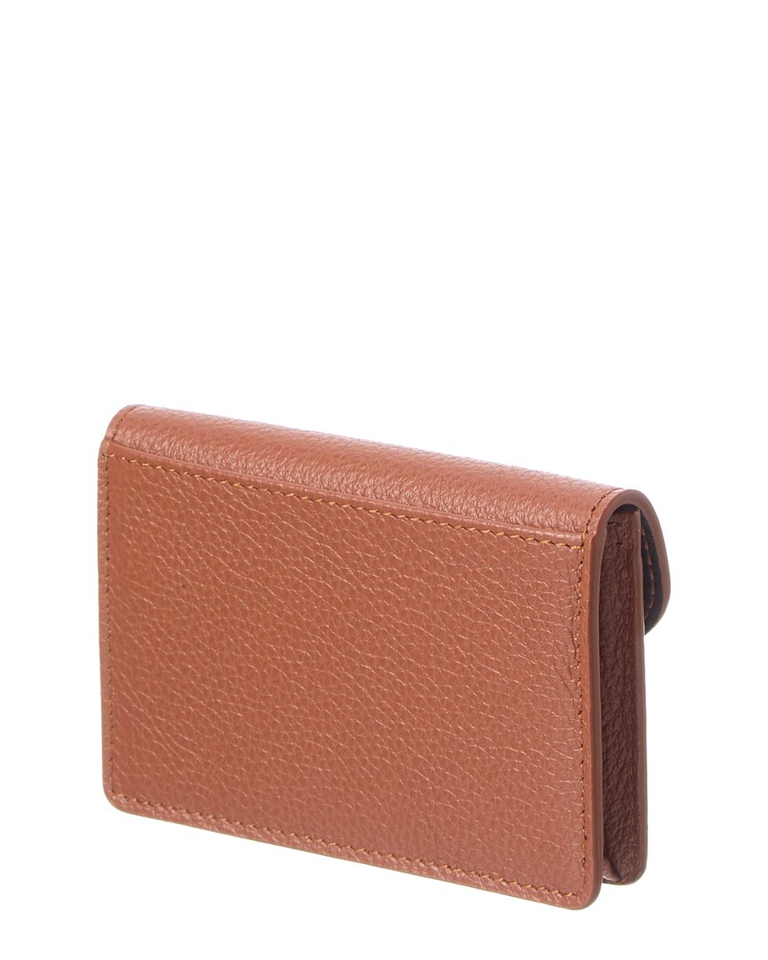 Ferragamo Ferragamo Gancini Leather Card Holder